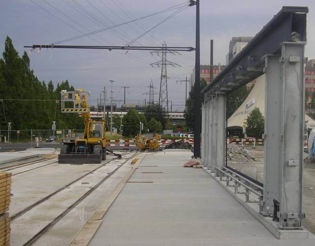 Glattalbahn construction